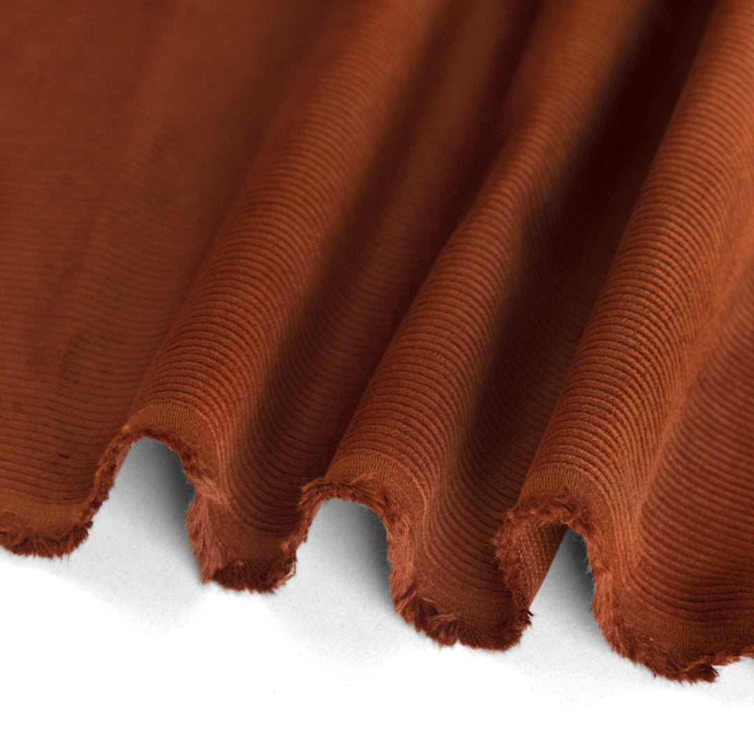 Fine Cotton Corduroy - Brick | Blackbird Fabrics