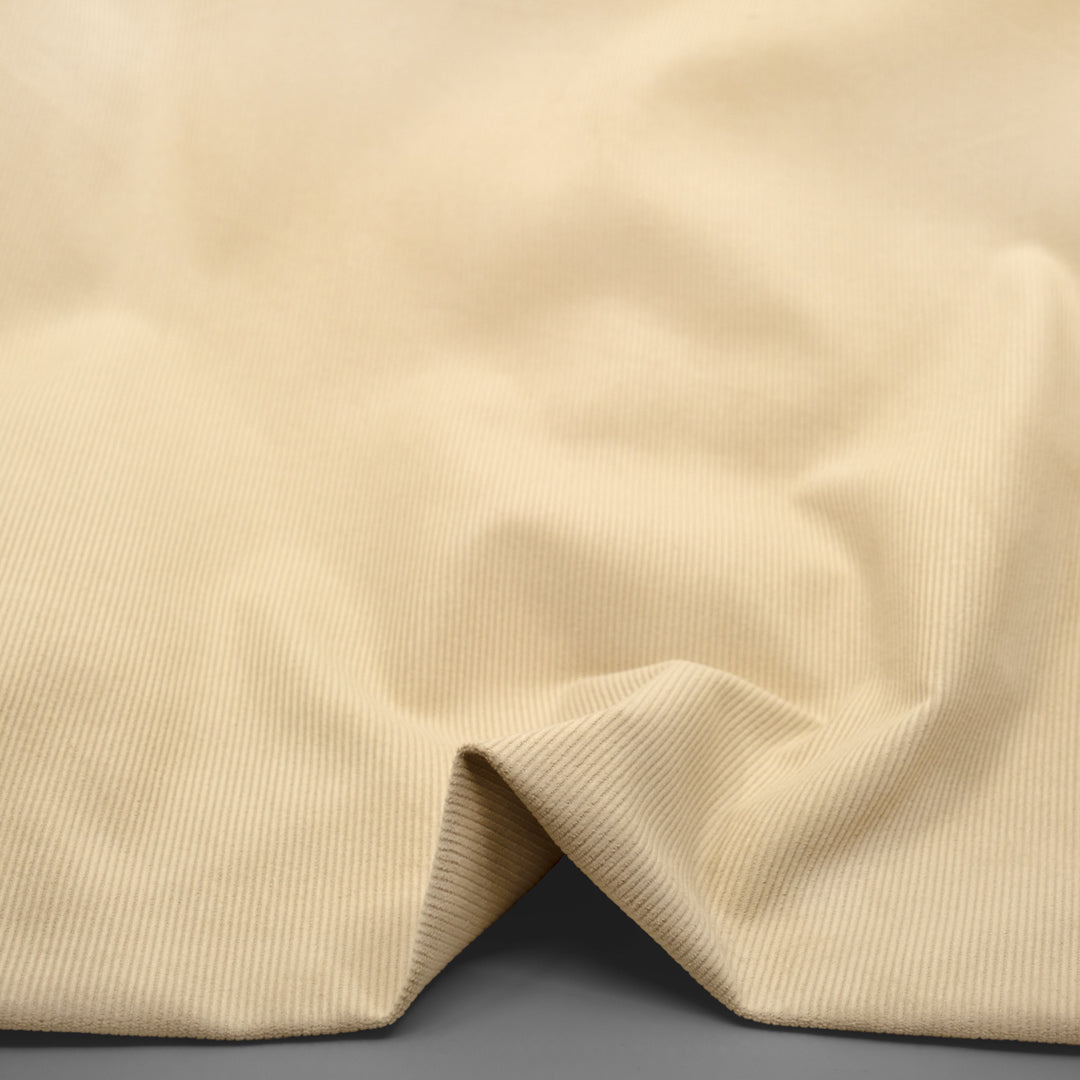 Fine Cotton Corduroy - Bone | Blackbird Fabrics