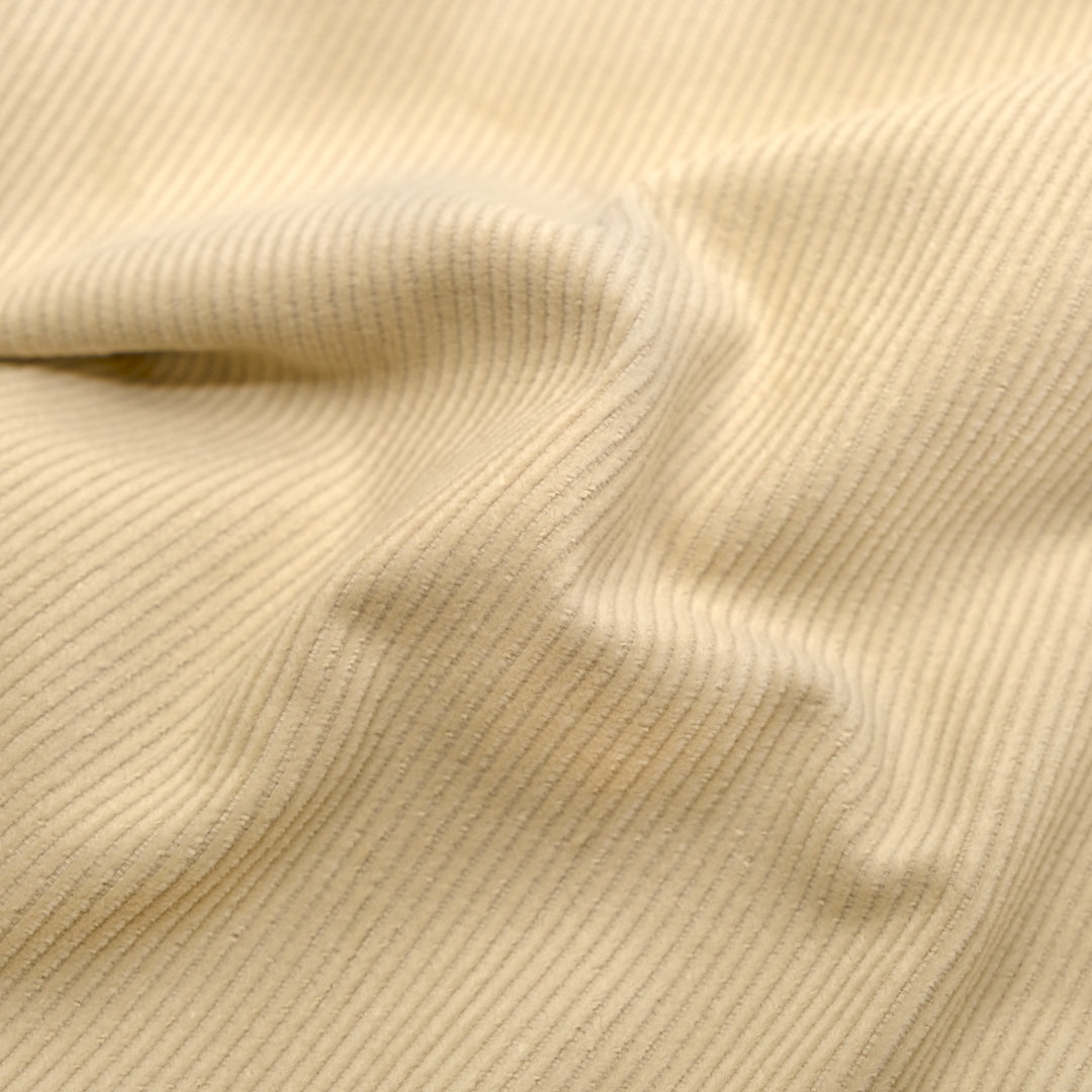 Fine Cotton Corduroy - Bone | Blackbird Fabrics