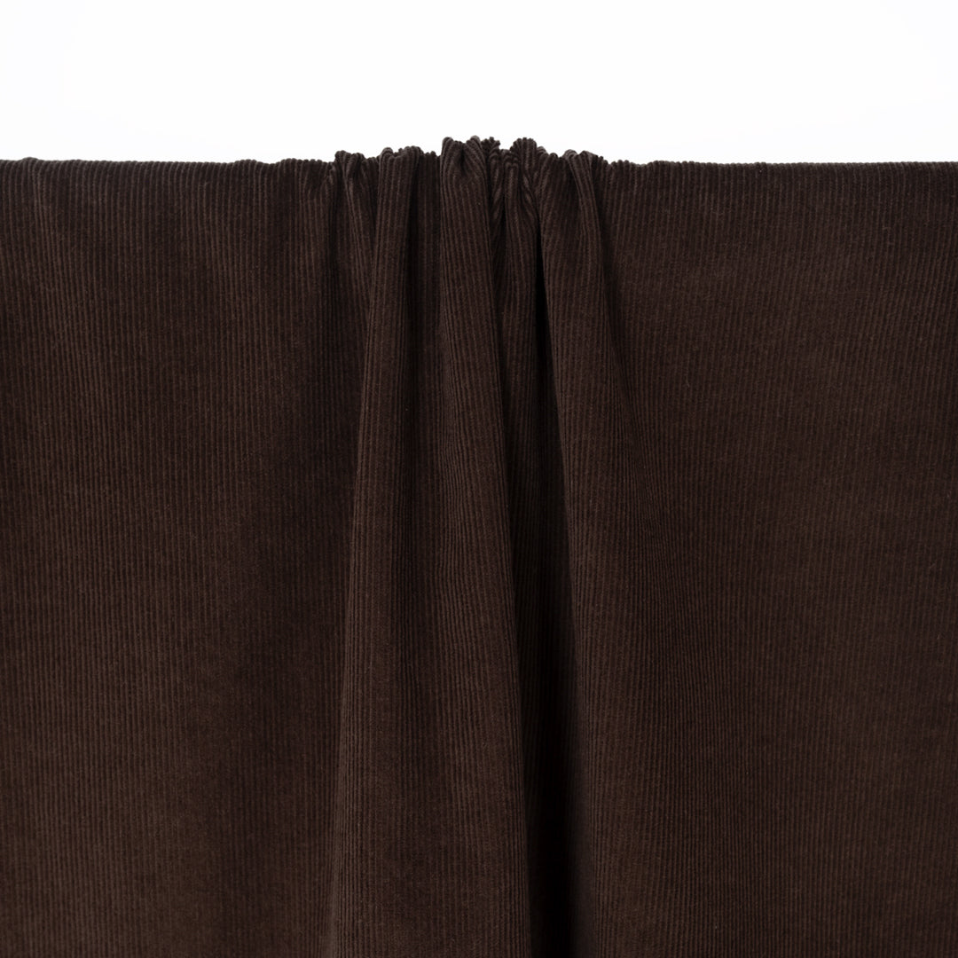 Fine Cotton Corduroy - Espresso | Blackbird Fabrics