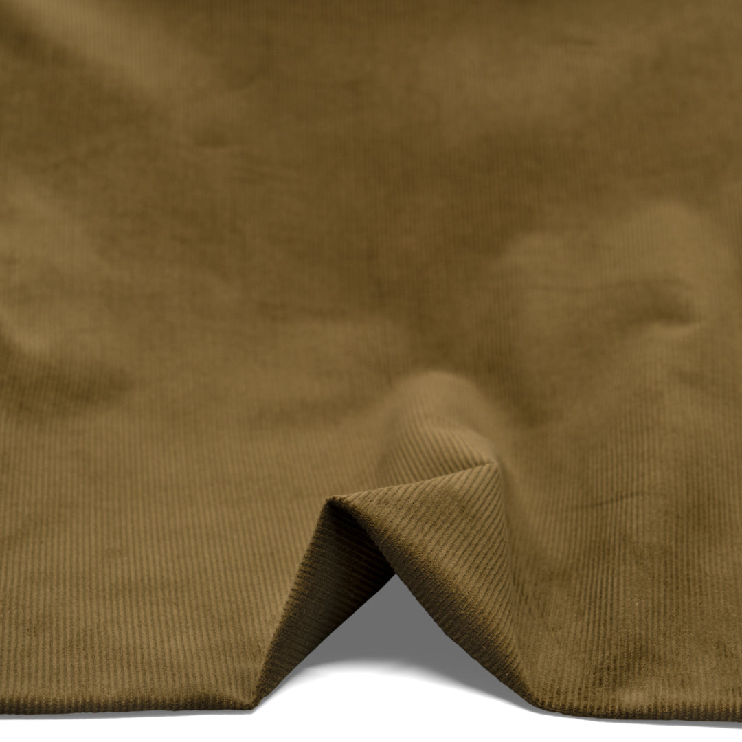 Fine Cotton Corduroy - Seaweed | Blackbird Fabrics