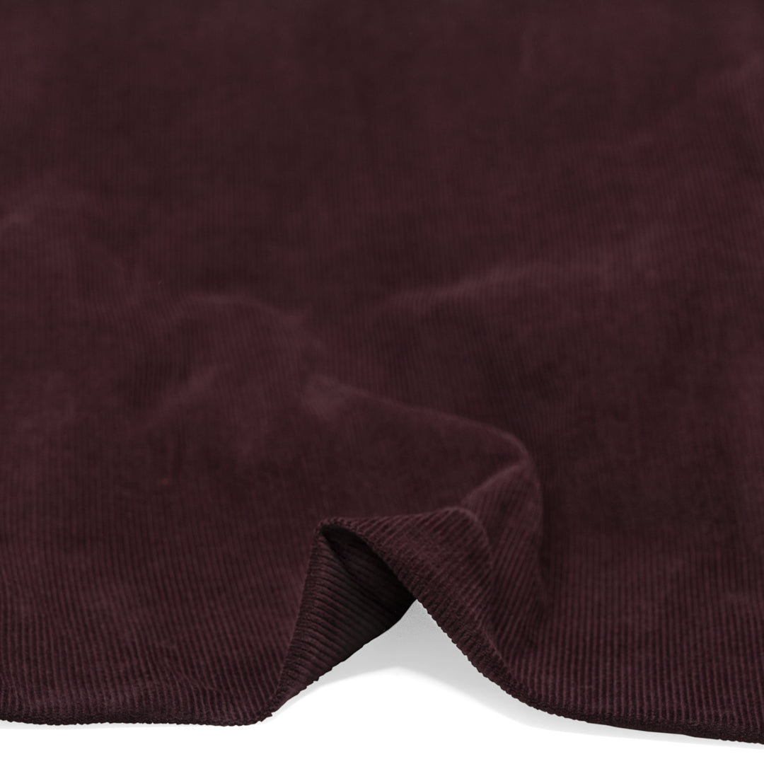 Fine Cotton Corduroy - Boysenberry | Blackbird Fabrics