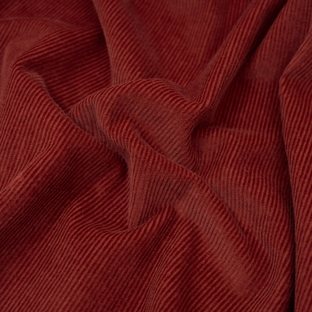 Fine Cotton Corduroy - Rooibos | Blackbird Fabrics