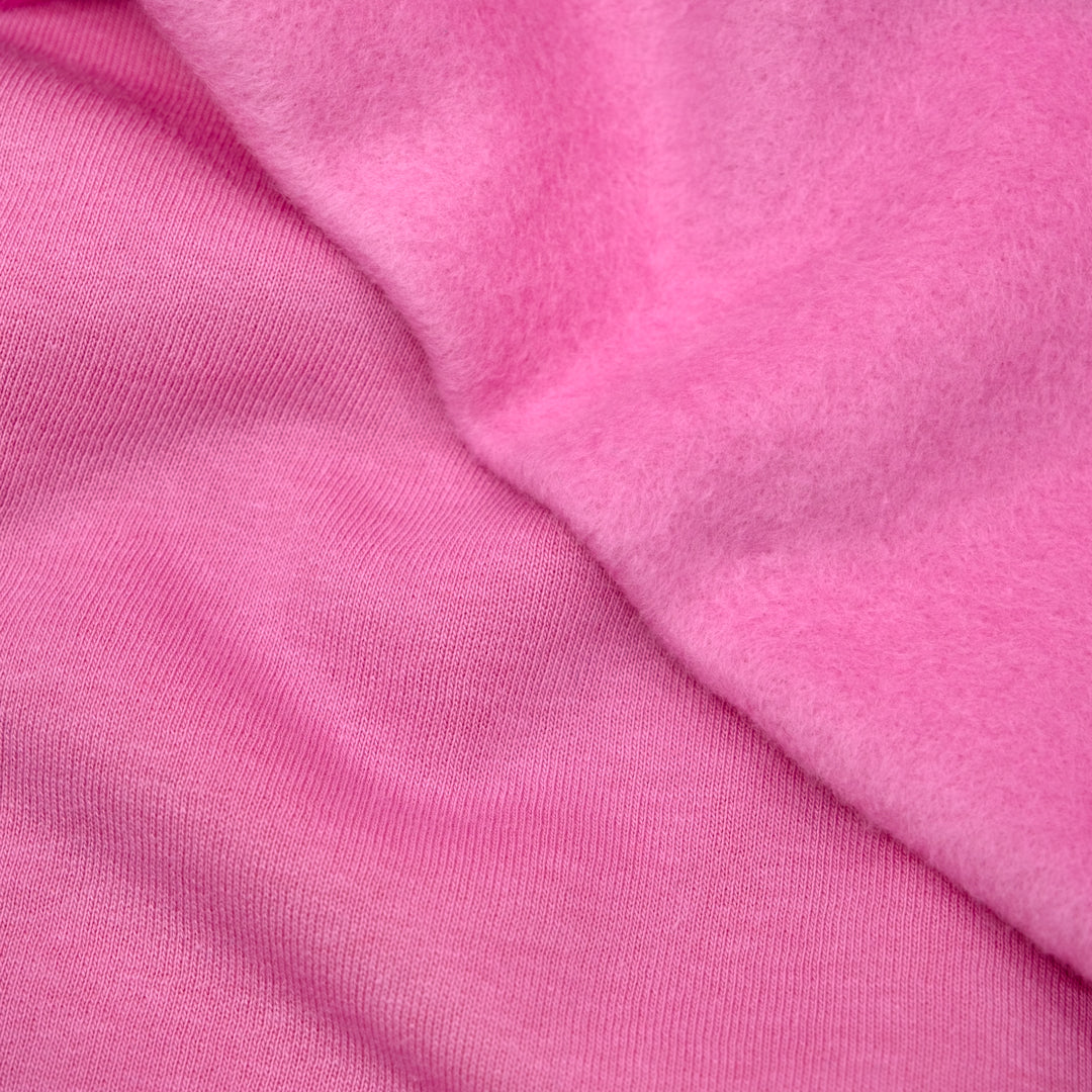 Laidback Cotton Blend Sweatshirt Fleece - Gumdrop | Blackbird Fabrics