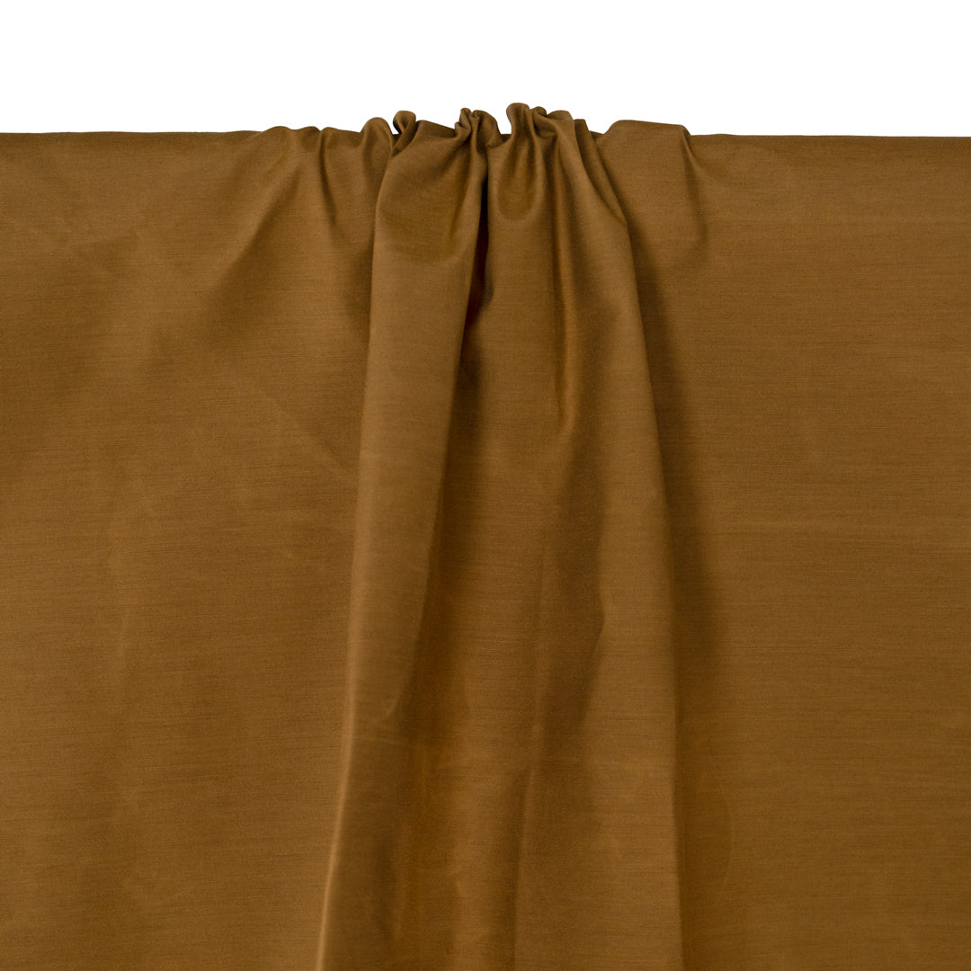 5oz Japanese Dry Waxed Poplin - Ochre | Blackbird Fabrics