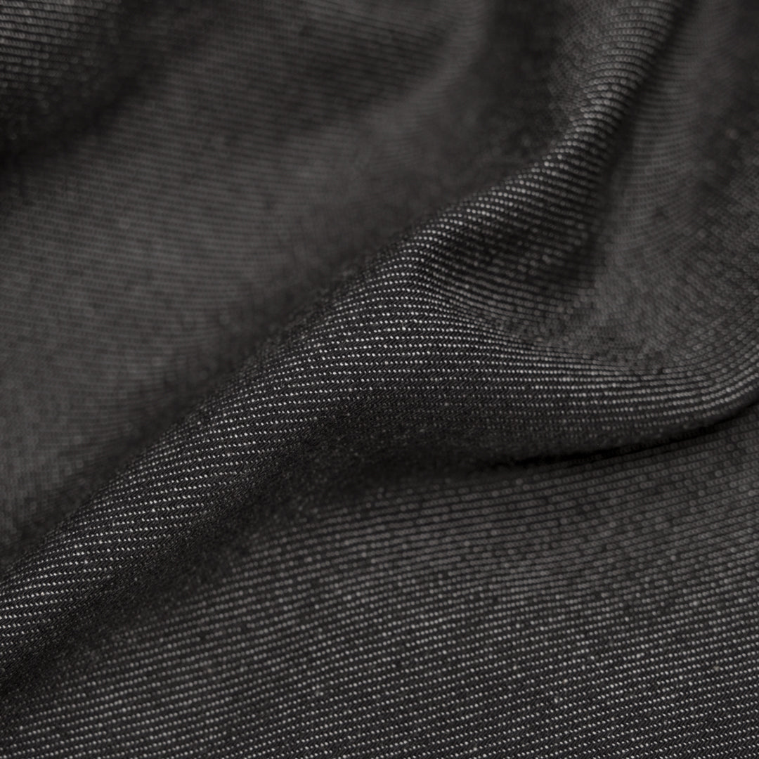 7.5oz Japanese Non-Stretch Denim - Vintage Black | Blackbird Fabrics