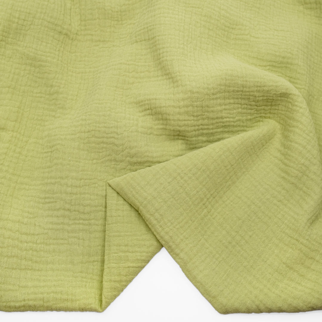 Organic Cotton Double Gauze - Peashoot | Blackbird Fabrics