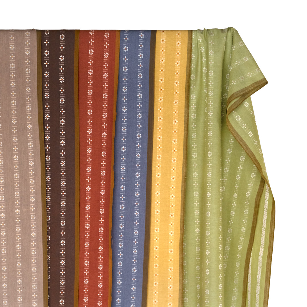 Fableism Forest Forage Daisies Cotton | Blackbird Fabrics