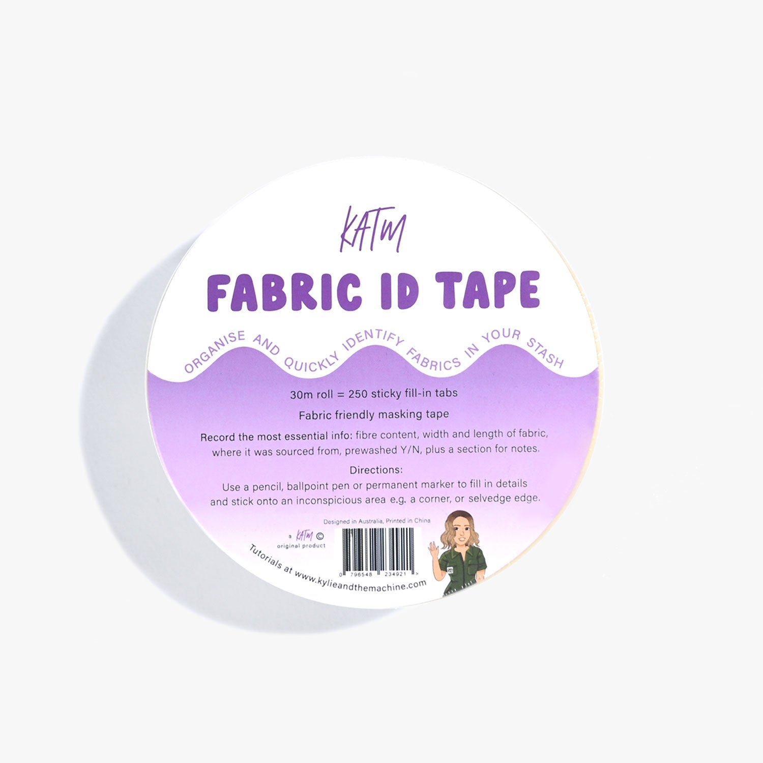 FABRIC ID TAPE By KATM | Blackbird Fabrics