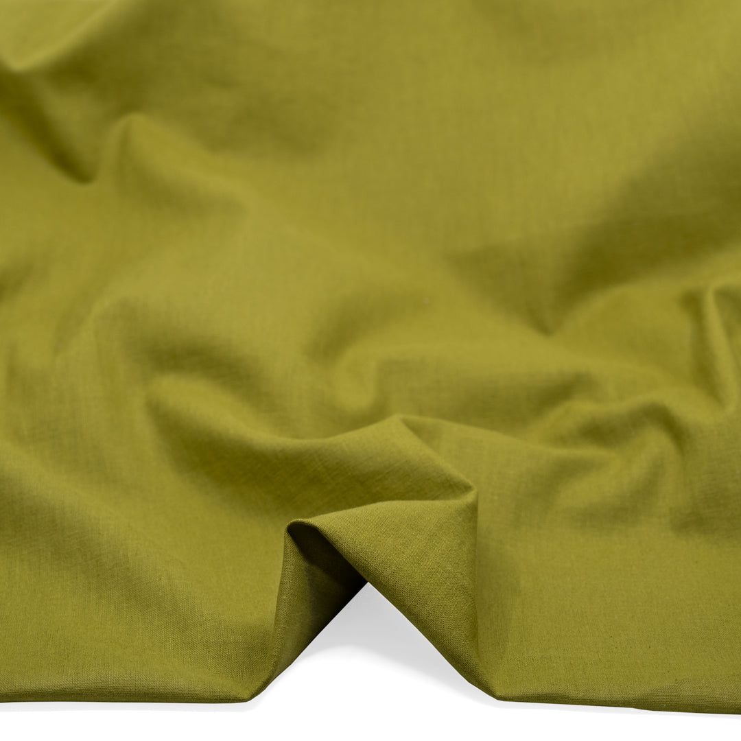 Go-To Cotton Linen Blend - Basil | Blackbird Fabrics