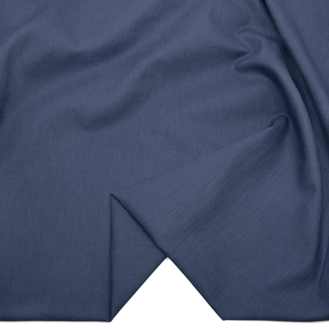 Go-To Cotton Linen Blend - Denim | Blackbird Fabrics
