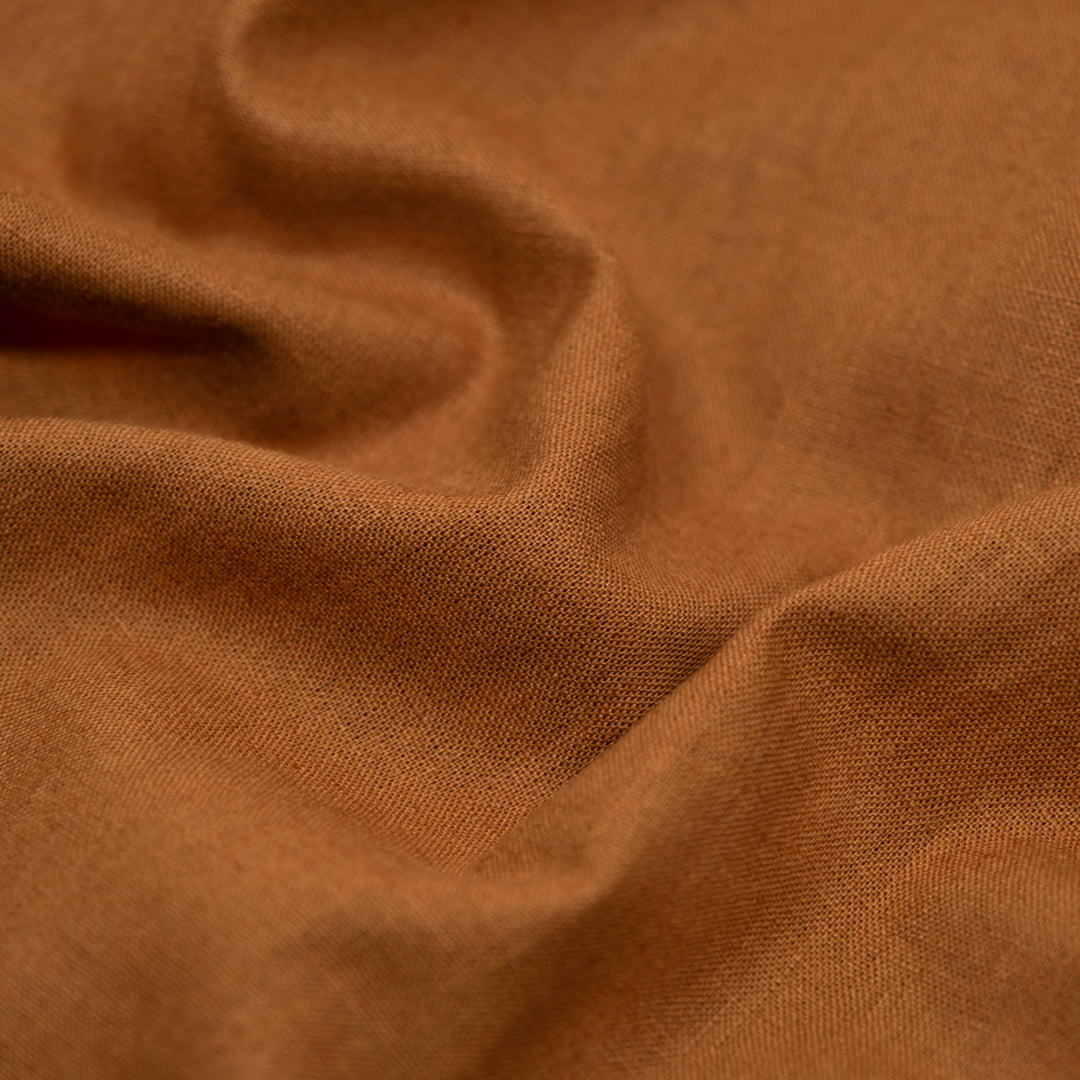 Go-To Cotton Linen Blend - Teak | Blackbird Fabrics