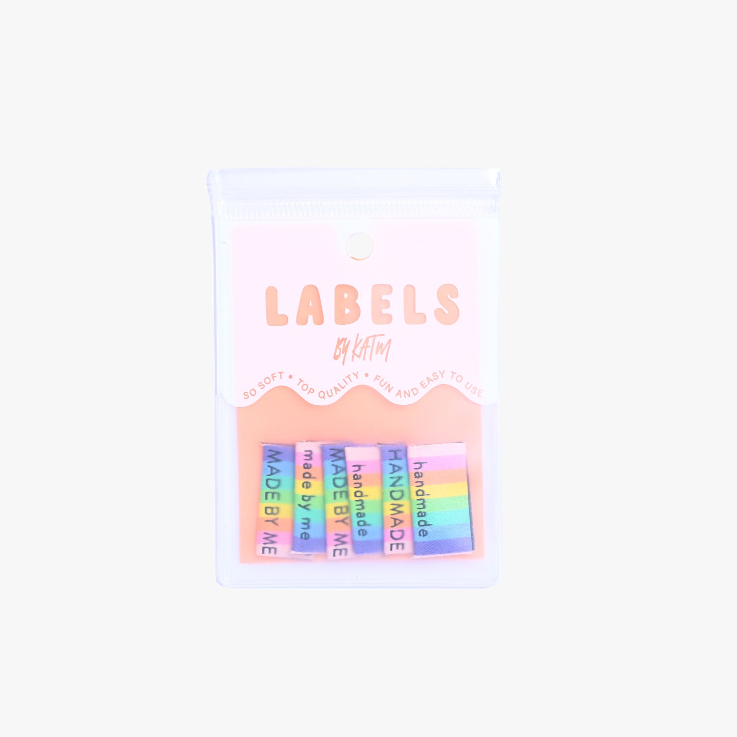 HANDMADE/MADE BY ME RAINBOW Woven Labels | Blackbird Fabrics