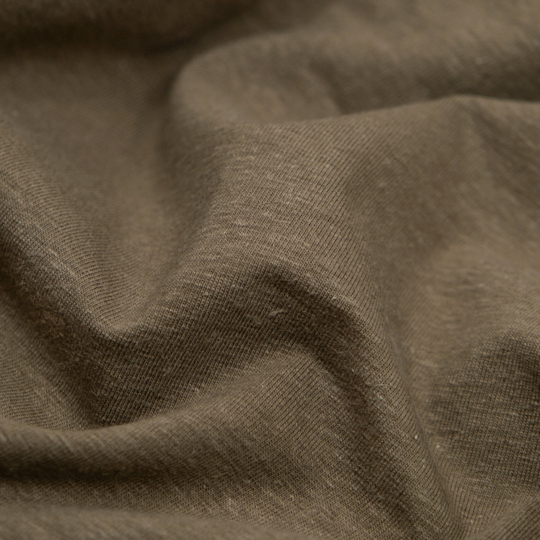 Hemp & Organic Cotton Jersey - Cardamom | Blackbird Fabrics