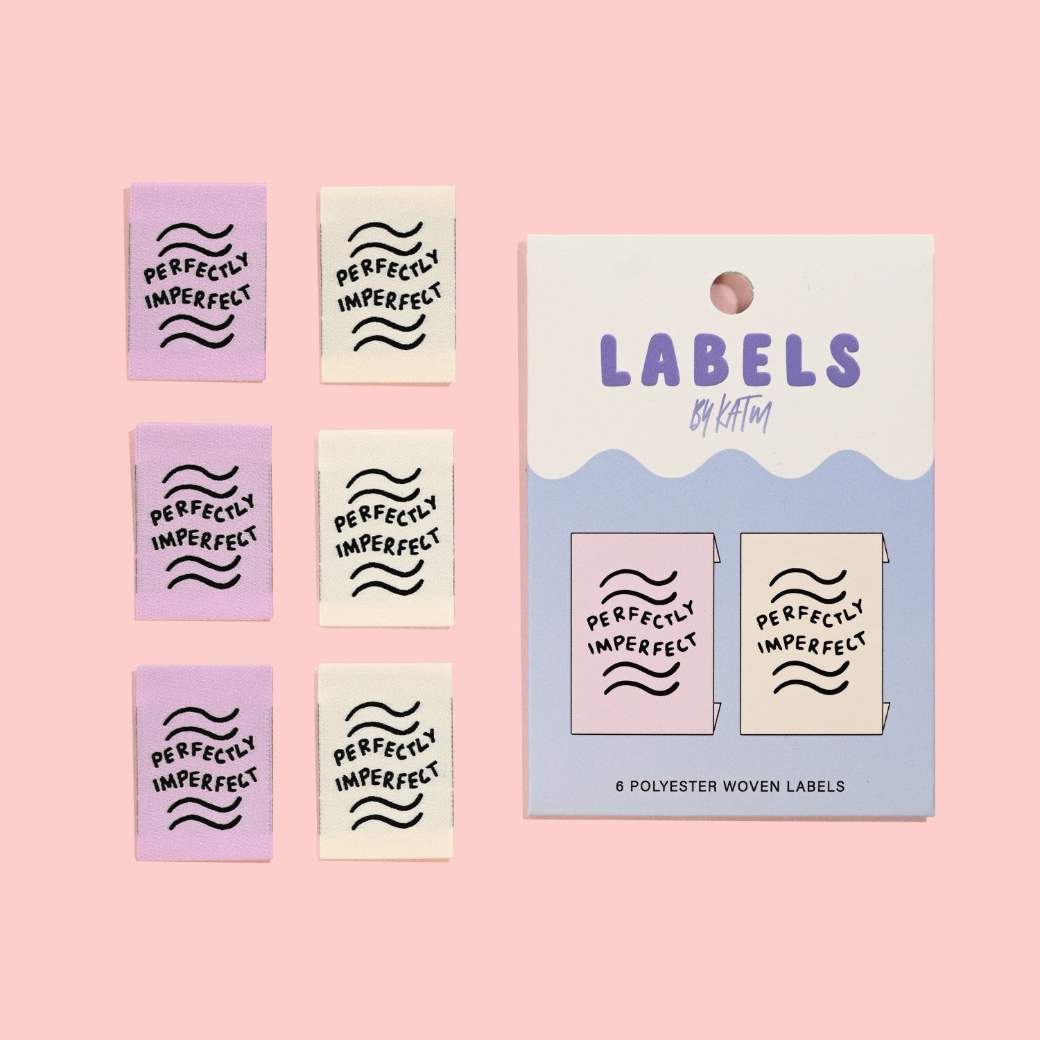 PERFECTLY IMPERFECT Woven Labels | Blackbird Fabrics