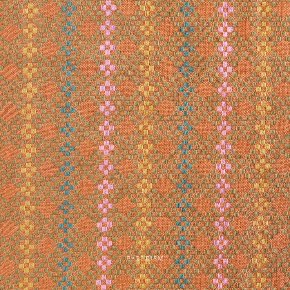 Mosaic Cotton - Amaretto | Blackbird Fabrics