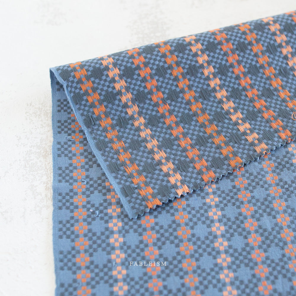 Mosaic Cotton - Blue | Blackbird Fabrics