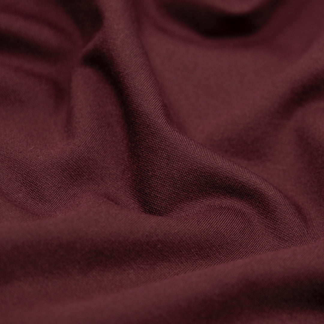 Lightweight Ponte De Roma - Merlot | Blackbird Fabrics