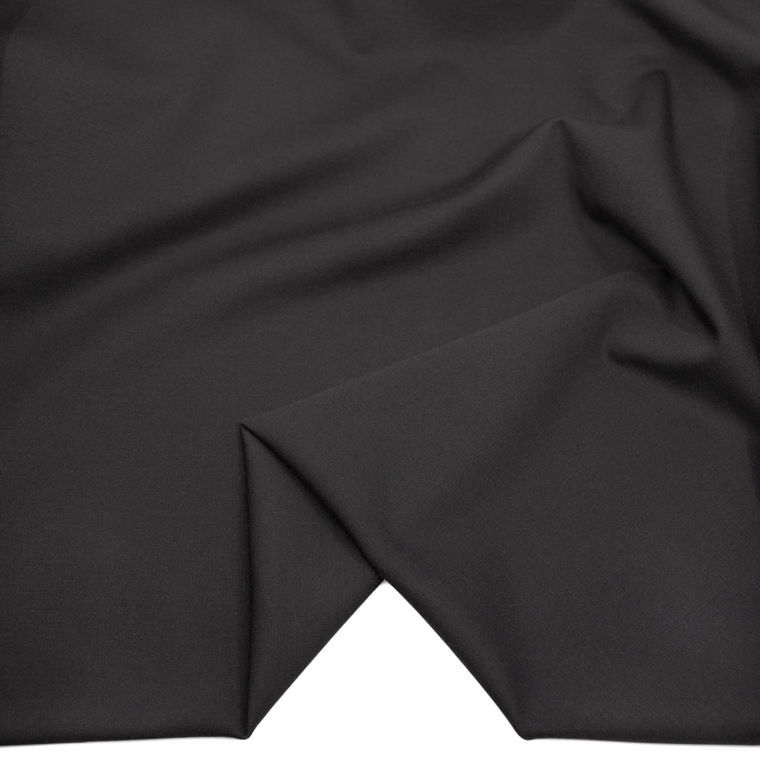 Lightweight Ponte De Roma - Smoke | Blackbird Fabrics