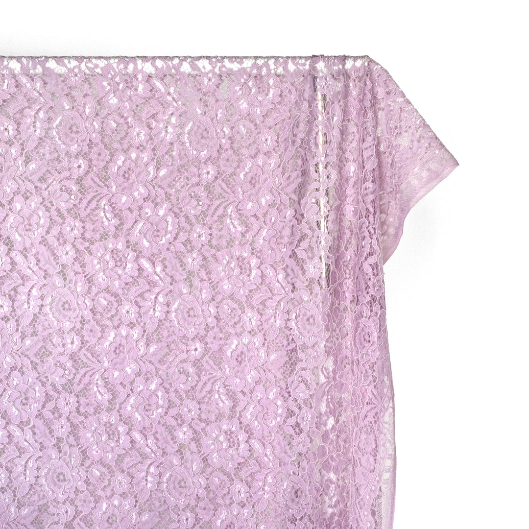 Nightingale Corded Lace - Lilac Luster | Blackbird Fabrics