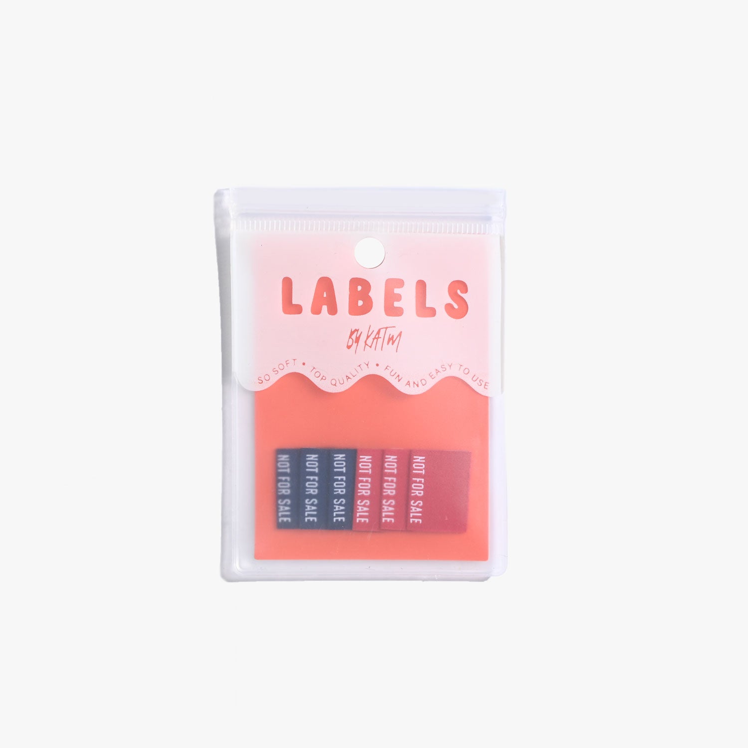 NOT FOR SALE Woven Labels