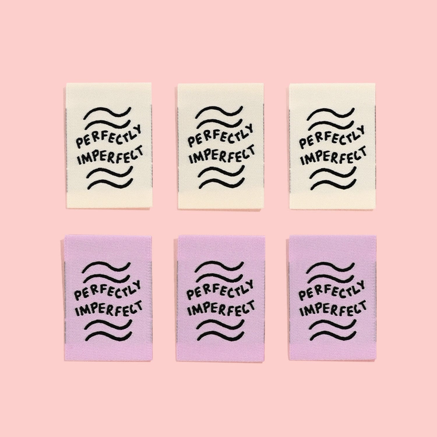 PERFECTLY IMPERFECT Woven Labels | Blackbird Fabrics