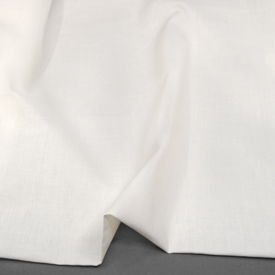 Poly Cotton Sew-In Interfacing - White | Blackbird Fabrics