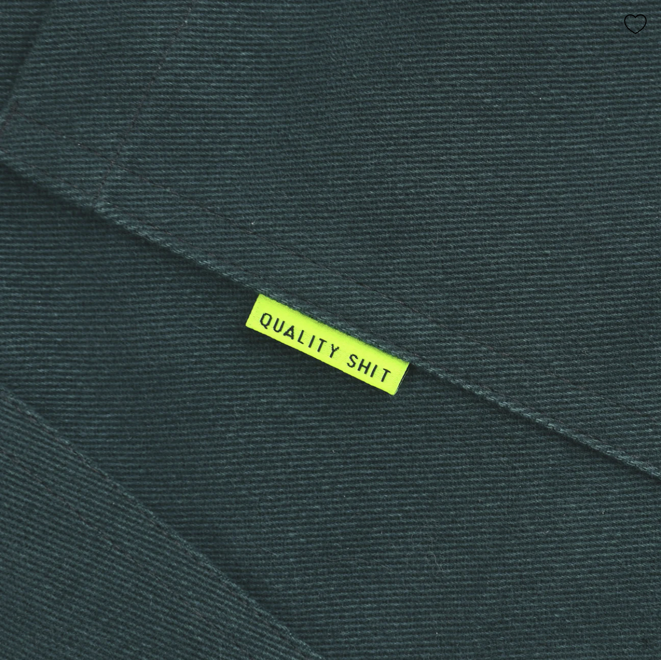 QUALITY SHIT Woven Labels