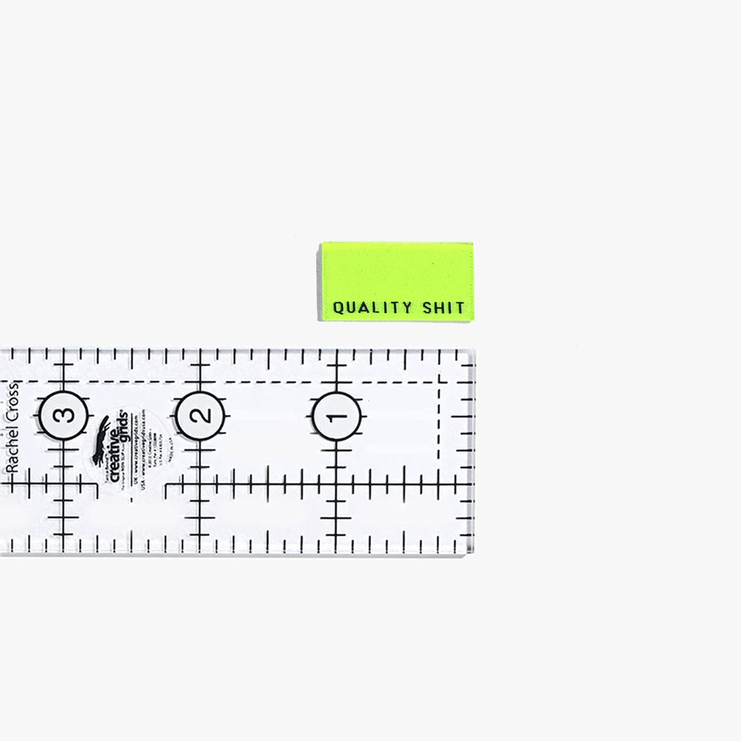 QUALITY SHIT Woven Labels