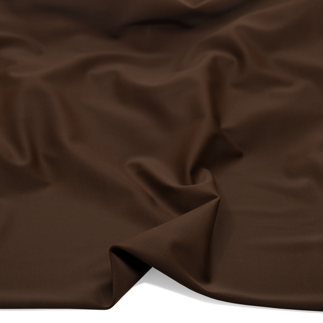 Recycled Nylon Swim Tricot - Coffee Bean | Blackbird Fabrics