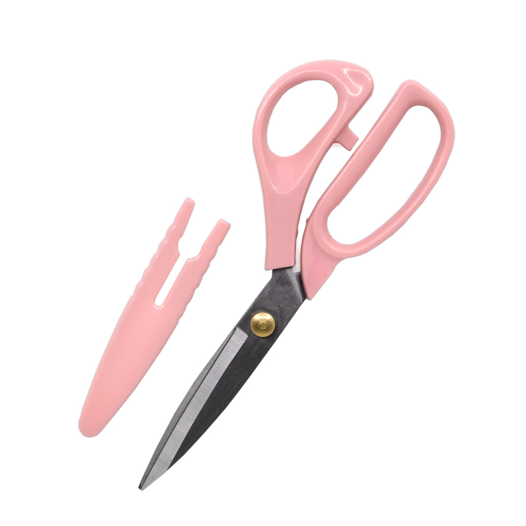 Pink 8.5" Craft Scissors - LDH Scissors | Blackbird Fabrics