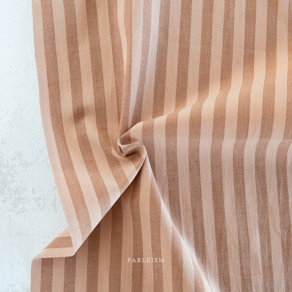 Fableism - Sun Stripe Cotton - Date Shake | Blackbird Fabrics