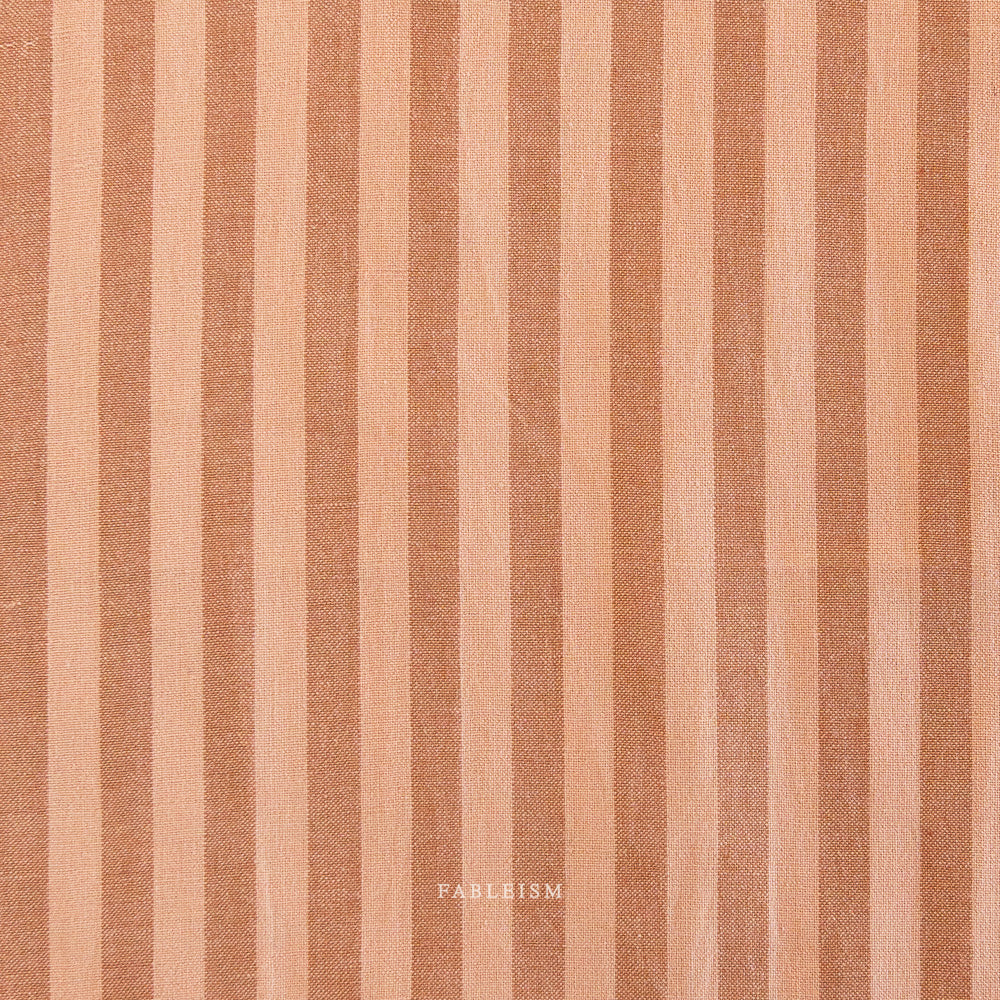 Fableism - Sun Stripe Cotton - Date Shake | Blackbird Fabrics