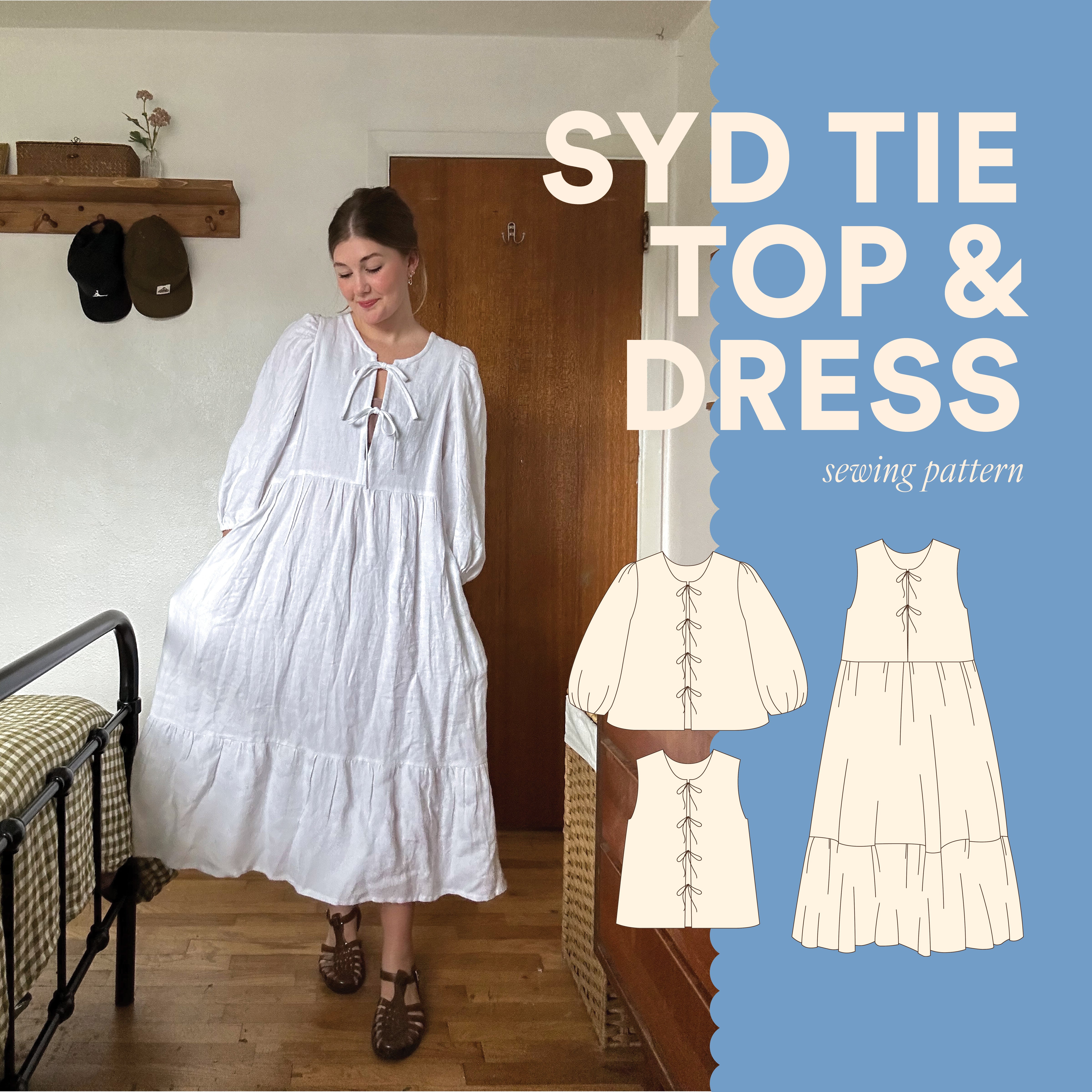 Syd Tie Top & Dress - Syd Graham - PDF Download