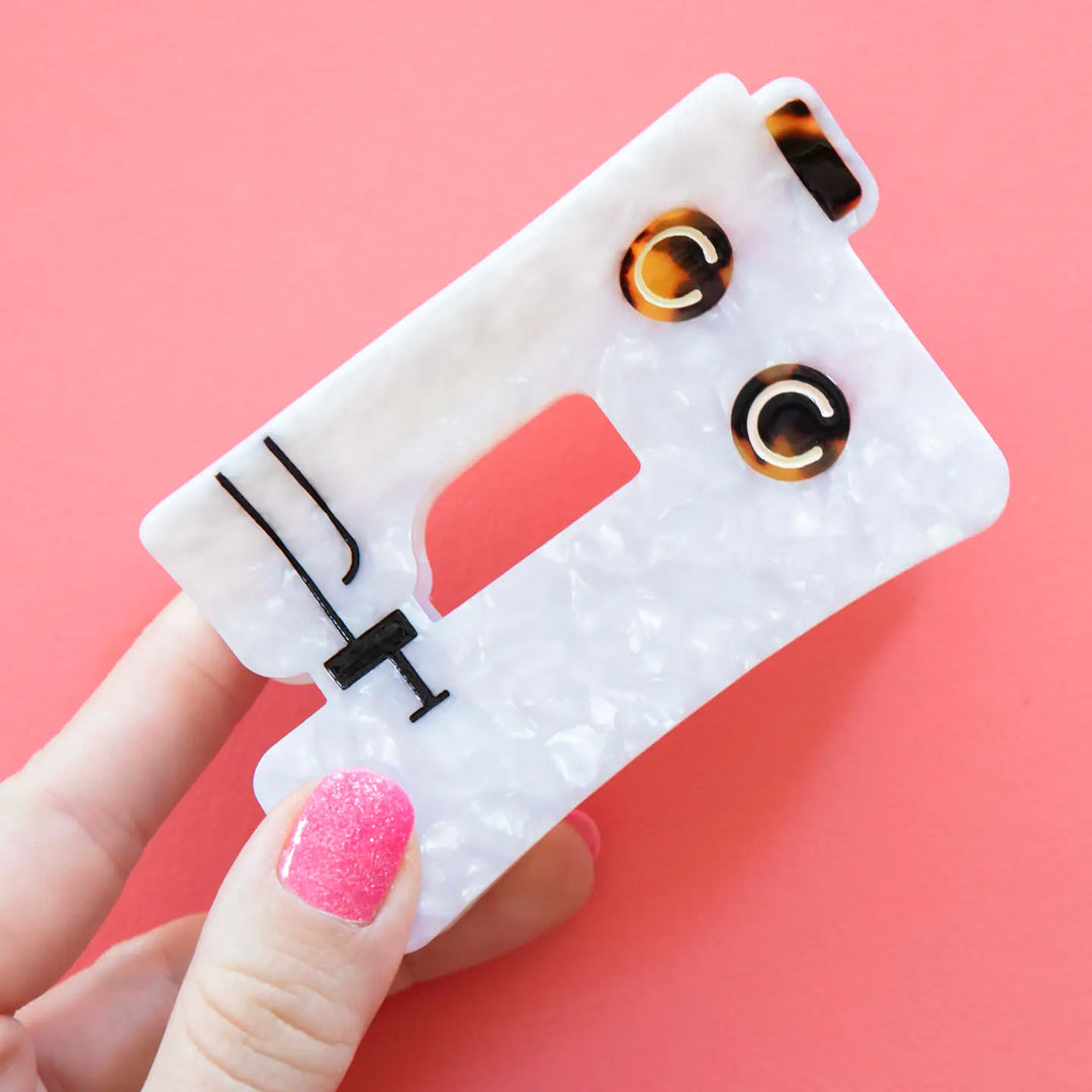 SEWING MACHINE Hair Claw Clip By Sarah Hearts | Blackbird Fabrics