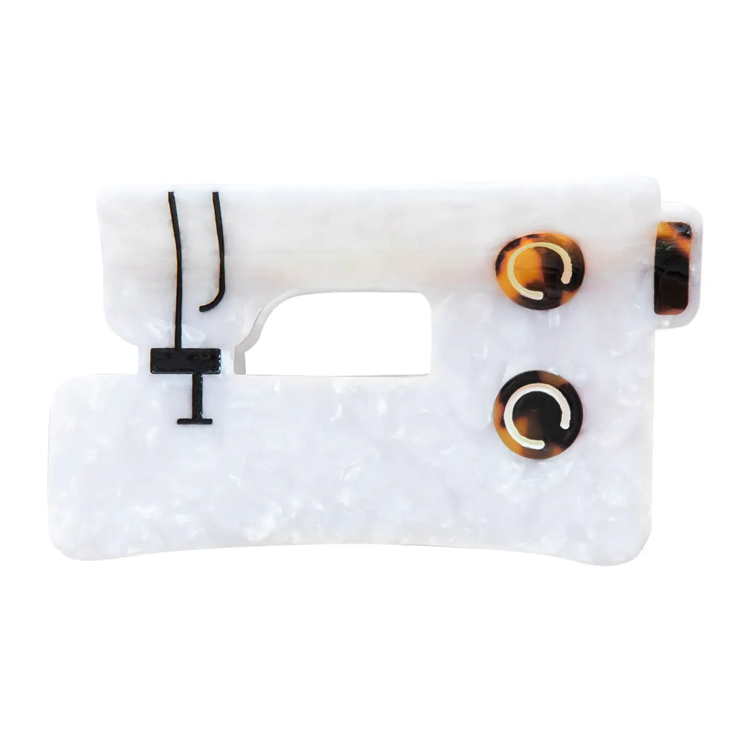 SEWING MACHINE Hair Claw Clip By Sarah Hearts | Blackbird Fabrics