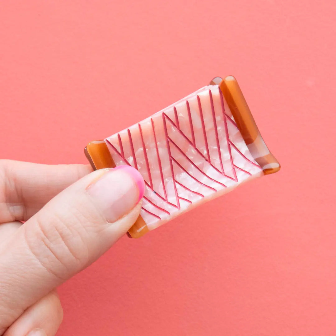 THREAD SPOOL Mini Hair Claw Clip By Sarah Hearts | Blackbird Fabrics