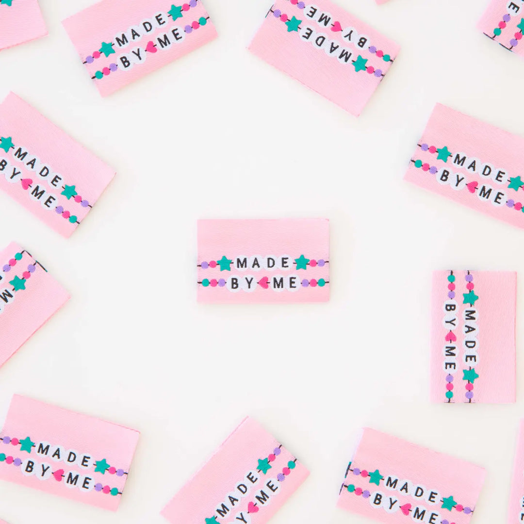MADE BY ME FRIENDSHIP BRACELET Labels by Sarah Hearts| Blackbird Fabrics