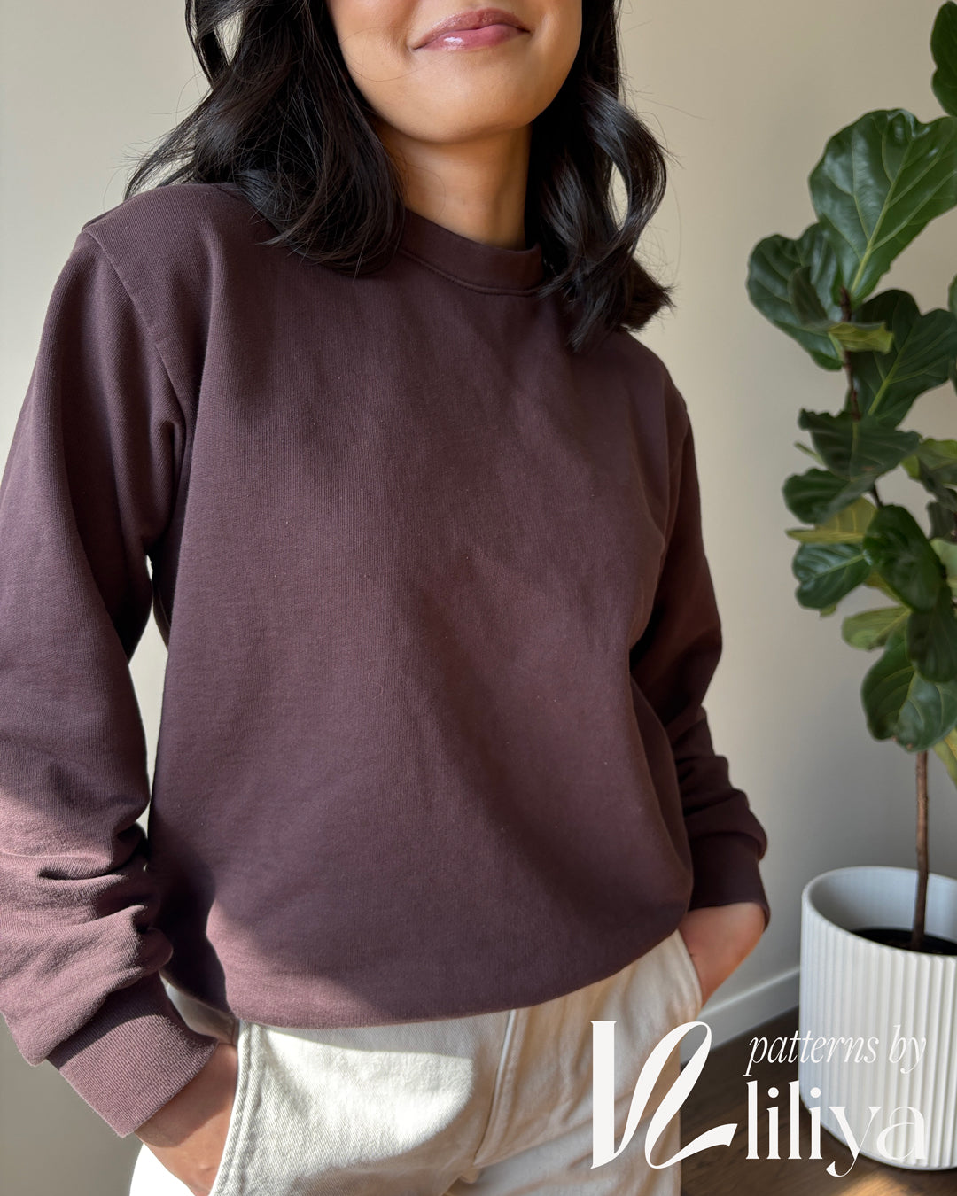 100% Cotton French Terry - Ganache