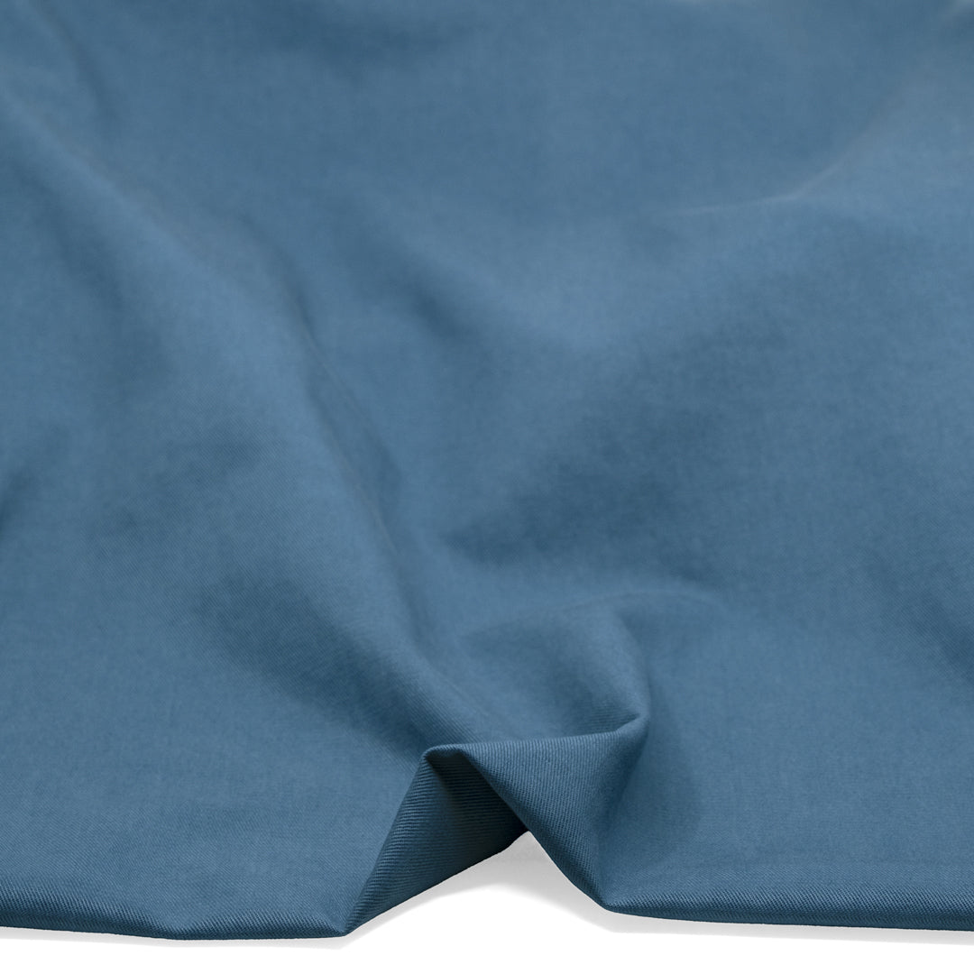 Uptown Cotton Lyocell Twill - Pacific Blue | Blackbird Fabrics