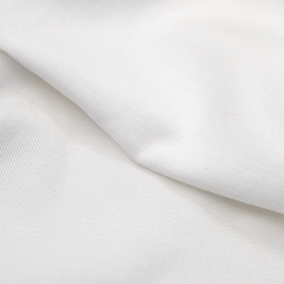 Uptown Cotton Lyocell Twill - White | Blackbird Fabrics