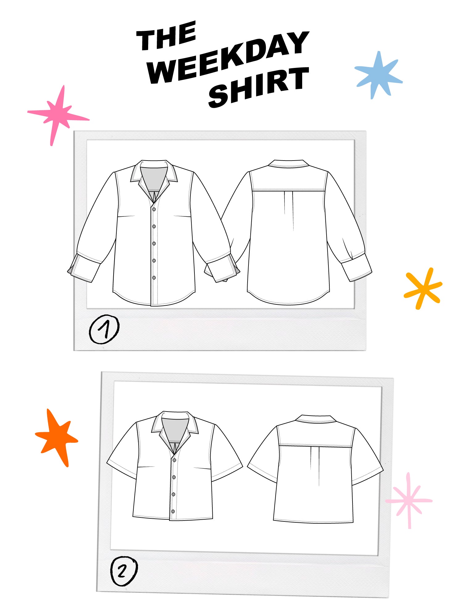 The Weekday Shirt - Les Perlines - PDF Download