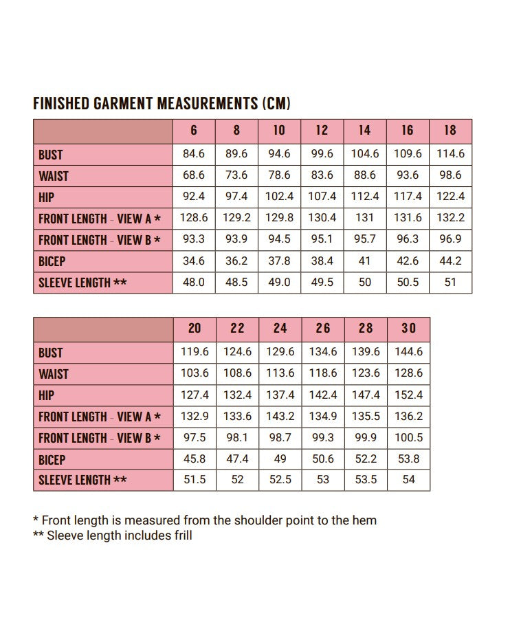 Peony Dress - Fabric Godmother - PDF Download