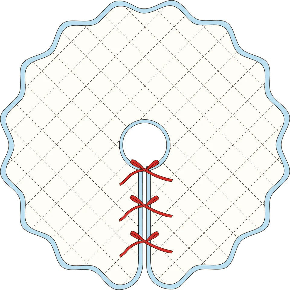 Connie Christmas Tree Skirt - Syd Graham - PDF Download