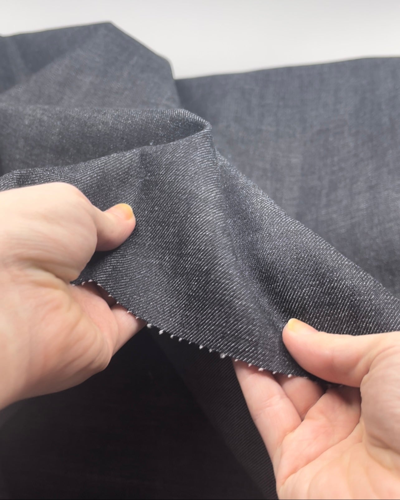 11.5oz Kuroki Mills Non-Stretch Denim - Dark Indigo | Blackbird Fabrics