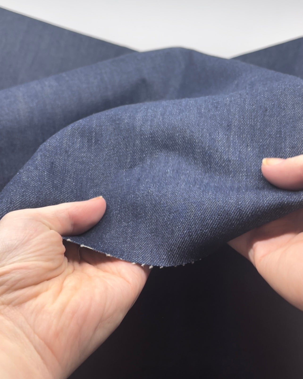 11oz Premium Non-Stretch Denim - Greencast Indigo | Blackbird Fabrics