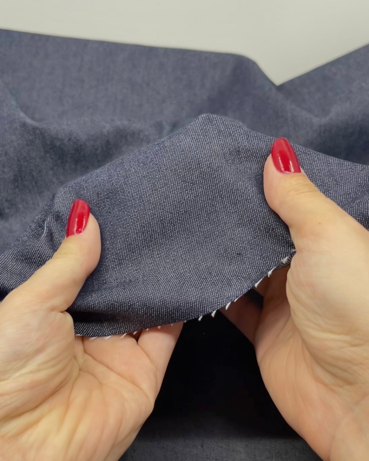 8oz Organic Cotton Lyocell Denim - Dark Indigo | Blackbird Fabrics
