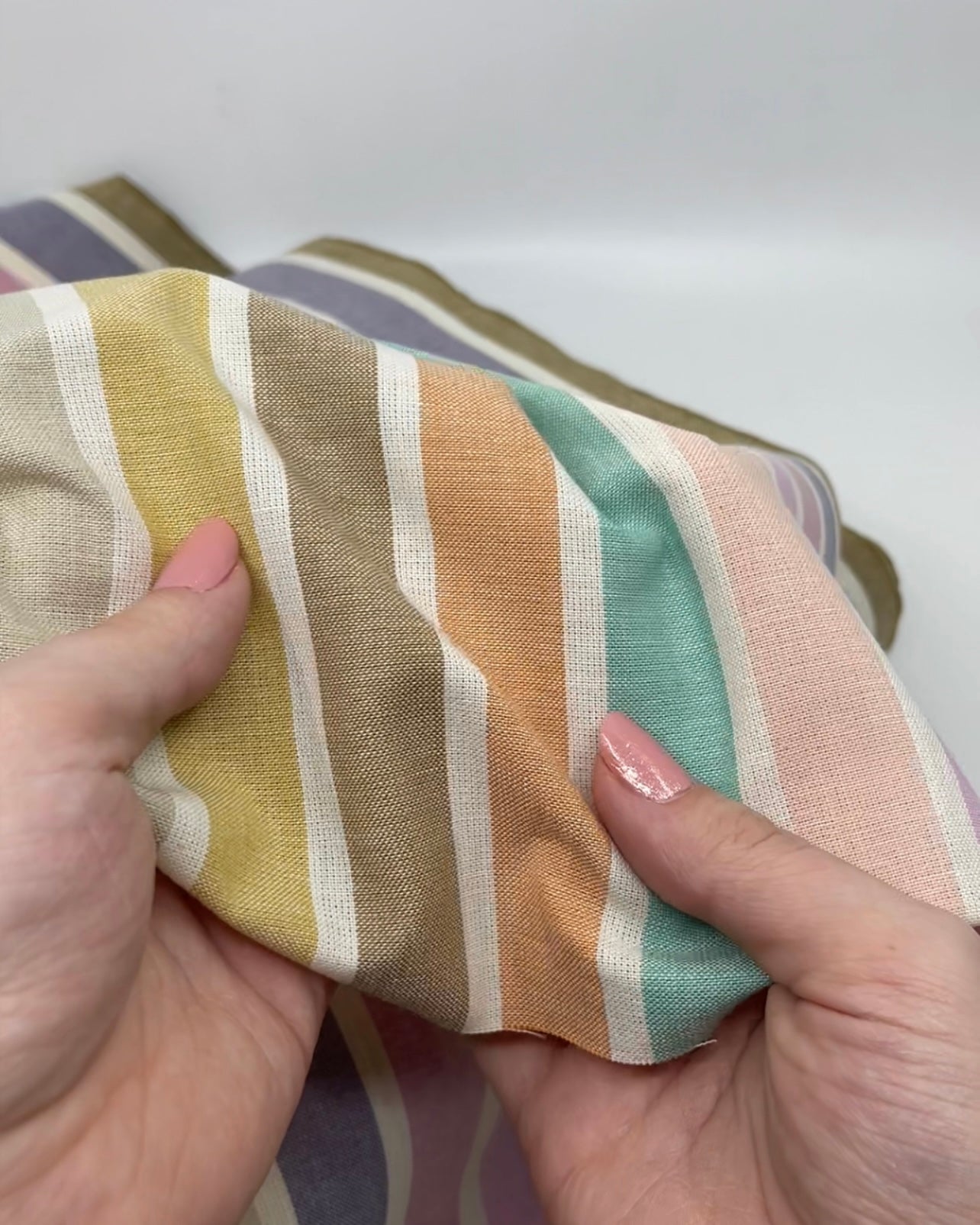 Fableism Chunky Stripe Cotton - Fresh Air | Blackbird Fabrics