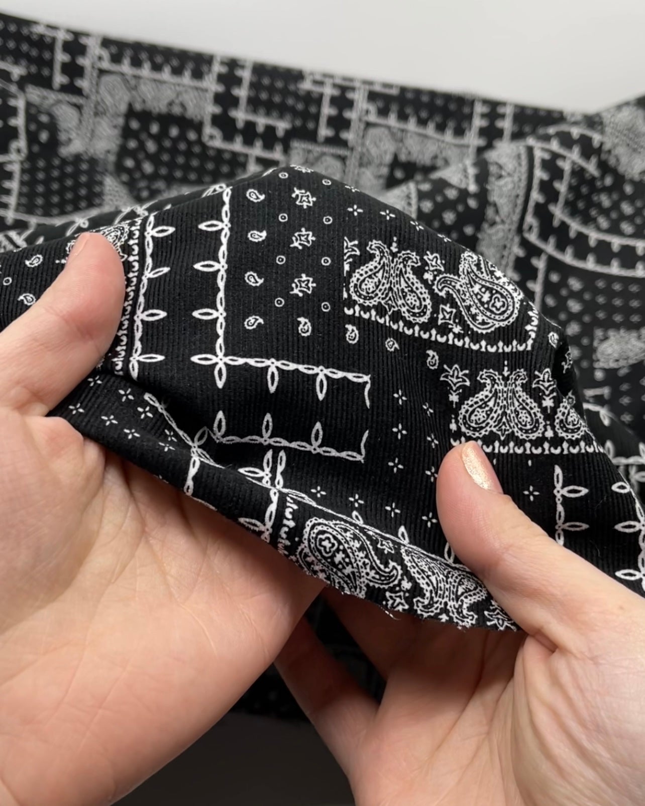 Deadstock Bandana Baby Cord | Blackbird Fabrics