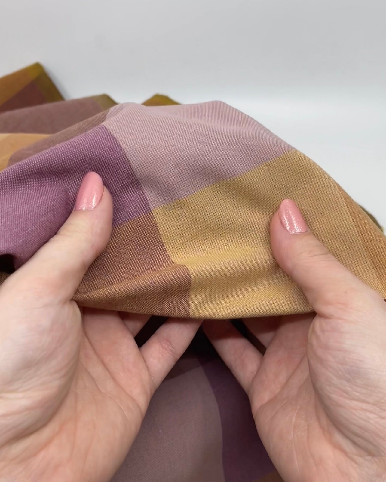 Fableism Happy Place Checkers Cotton - Meadow | Blackbird Fabrics